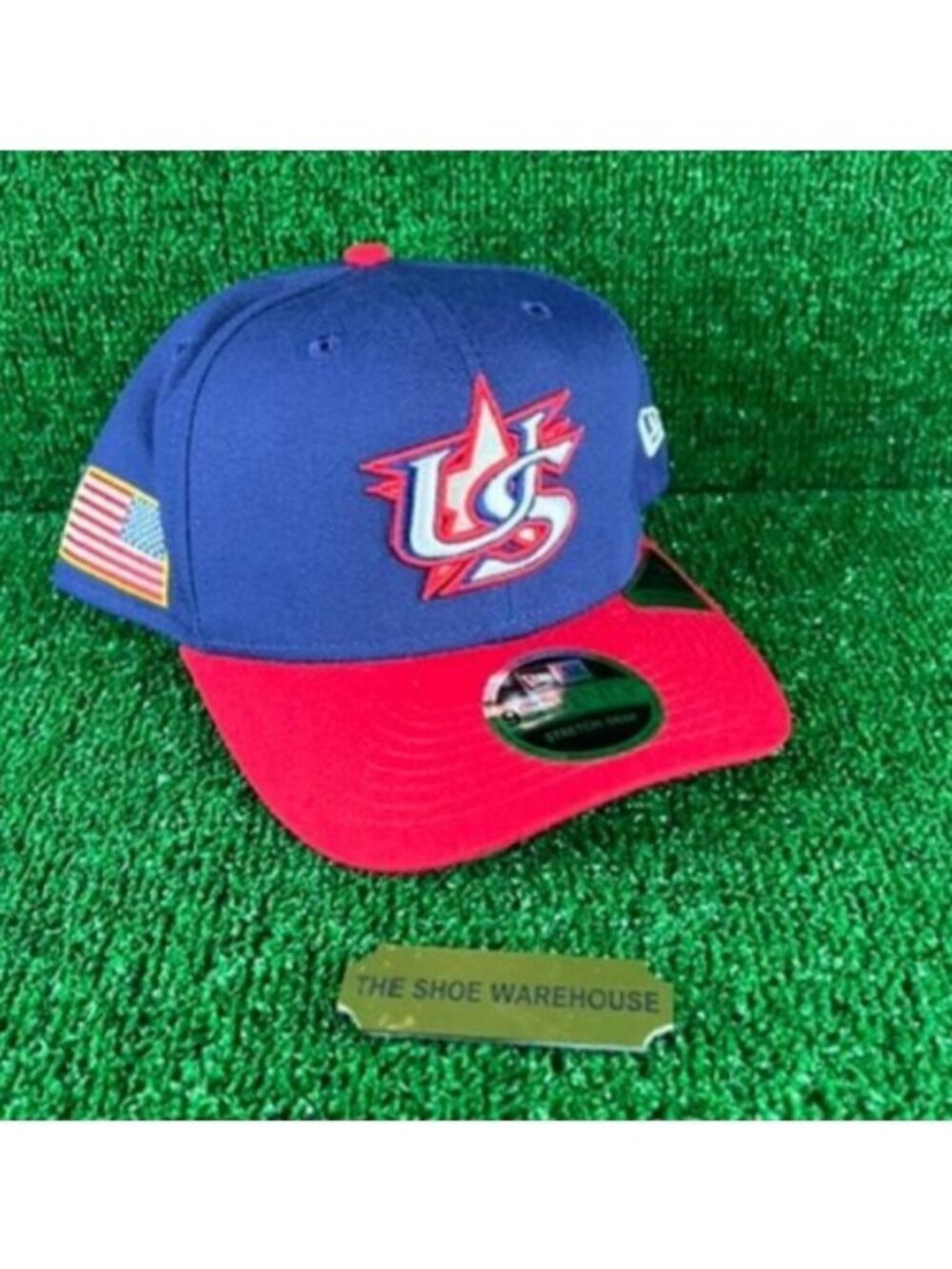 Men USA US WBC World Baseball Classic NE 9Seventy Stretch Snapback Hat Cap
